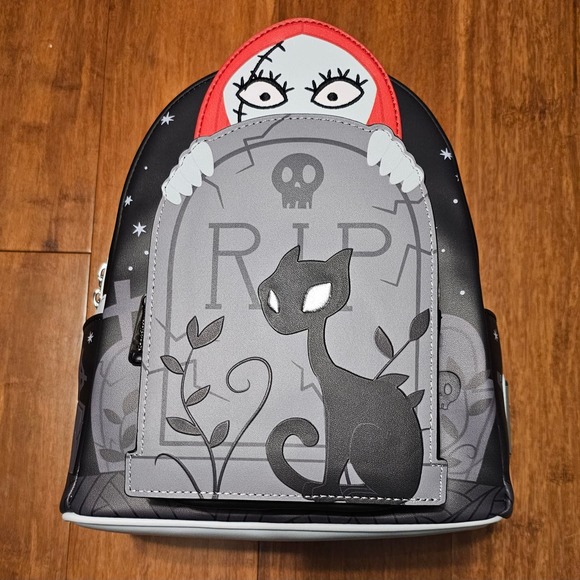 Loungefly Nightmare Before Christmas Sally Cemetery Glow Mini Backpack - Picture 5 of 10
